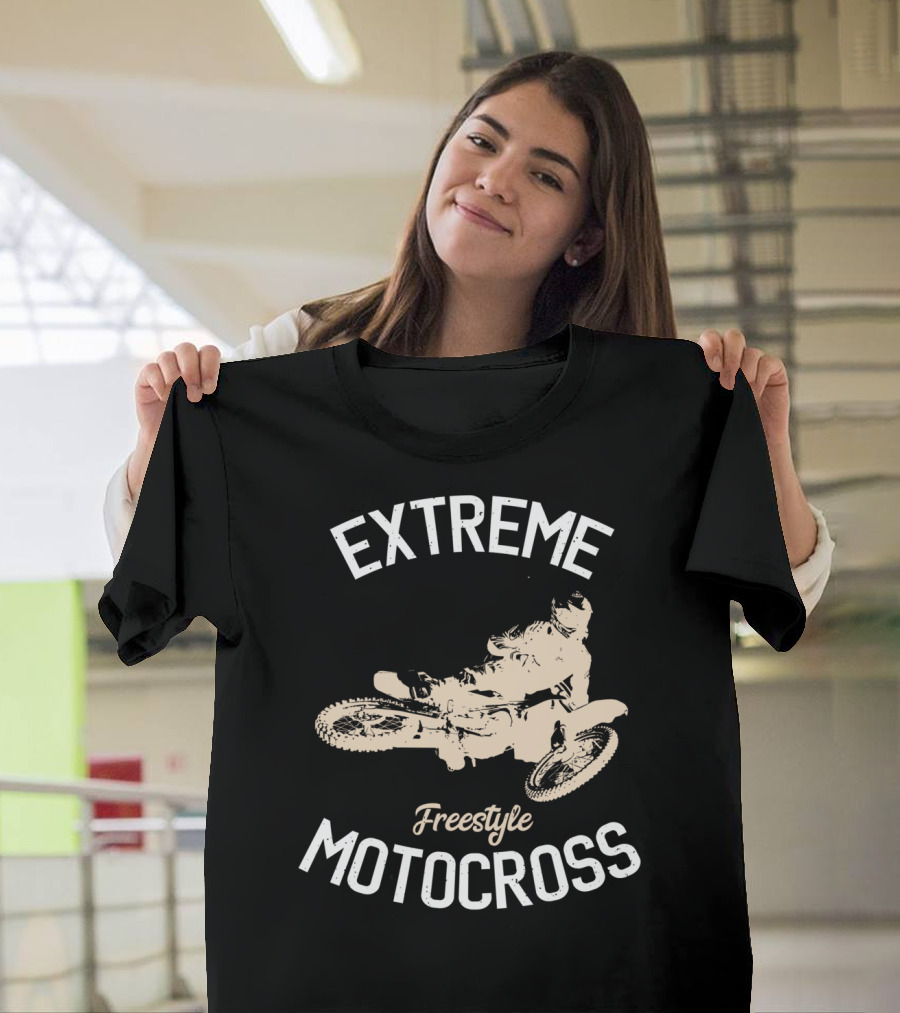 Extreme Freestyle Motocross Dirt Bike Rider Enduro Motorcycle T-Shirt