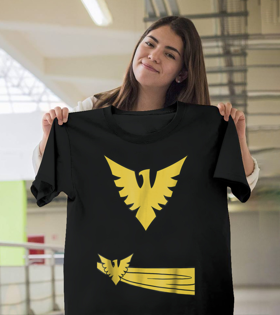 Marvel Xmen Phoenix Jean Grey Yellow Emblem Classic Comic T-Shirt