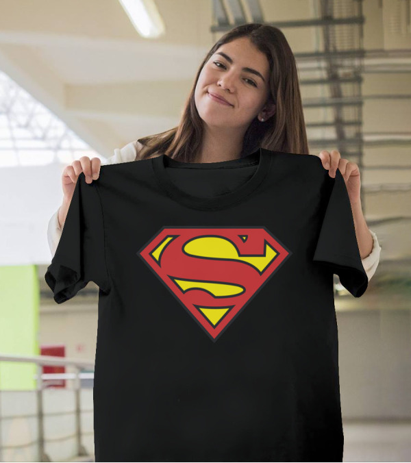 Superman Classic Longsleeve Emblem T-Shirt