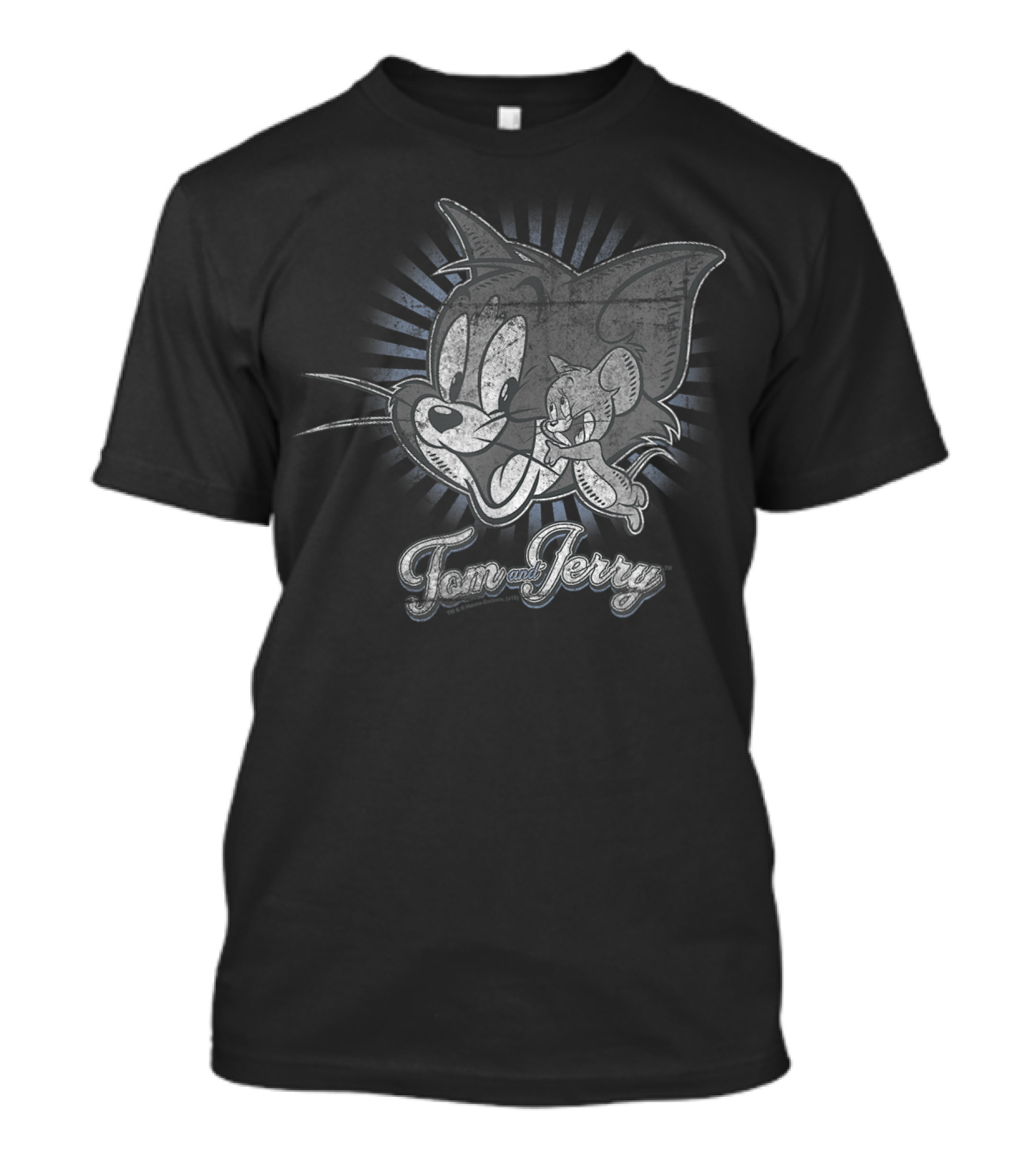 Tom And Jerry Classic Faces Vintage T-Shirt