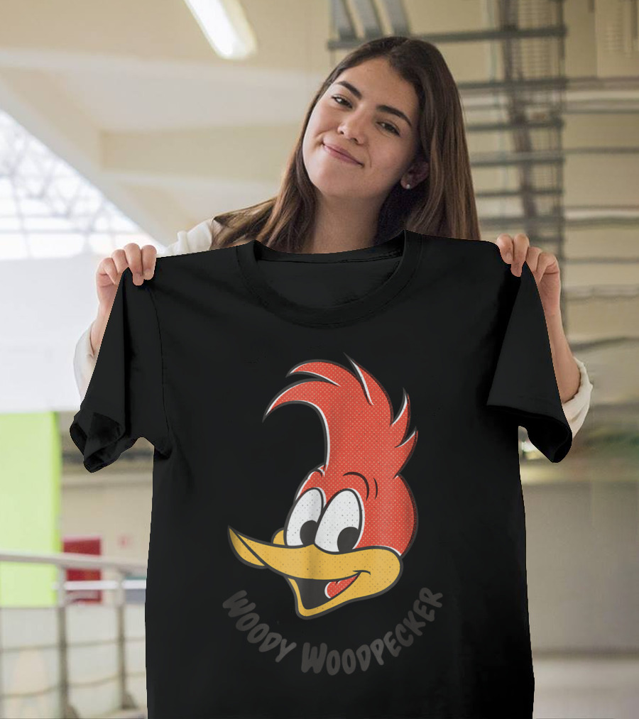 Woody Woodpecker Classic Smile Vibrant Cartoon Character T-Shirt