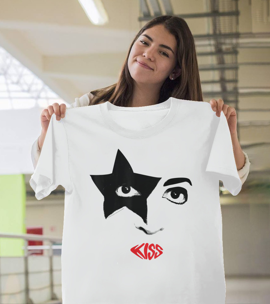 Kiss The Starchild Face Makeup T-Shirt