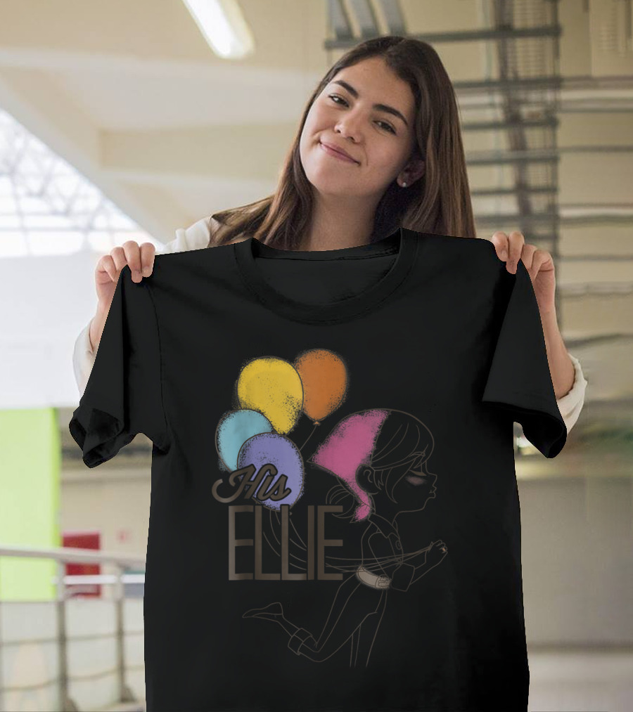 Disney Pixar Up His Ellie Balloons Sketch T-Shirt