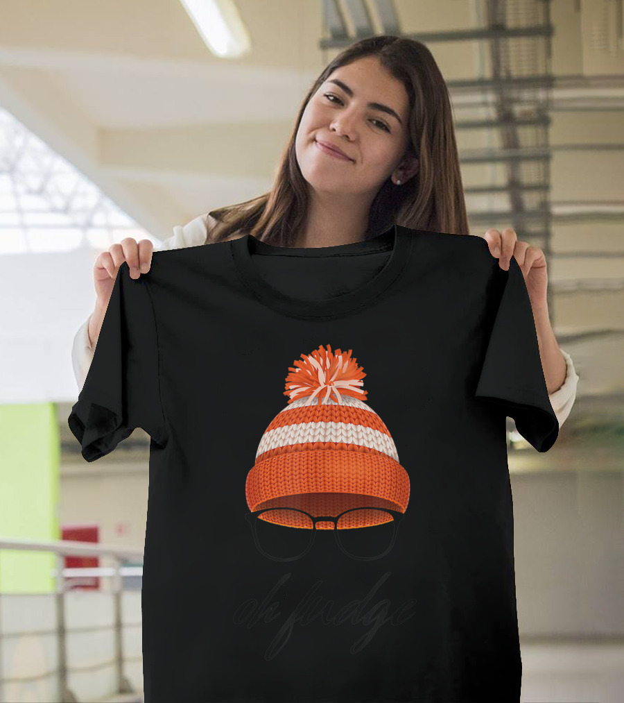 Christmas Oh Fudge Fun Movie Iconic Hat and Glasses T-Shirt