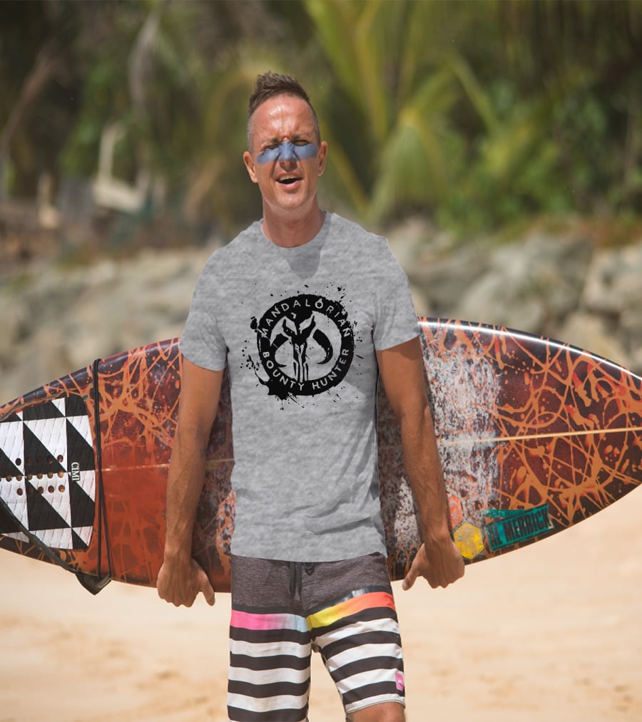 Mandalorian Bounty Hunter Splatter T-Shirt