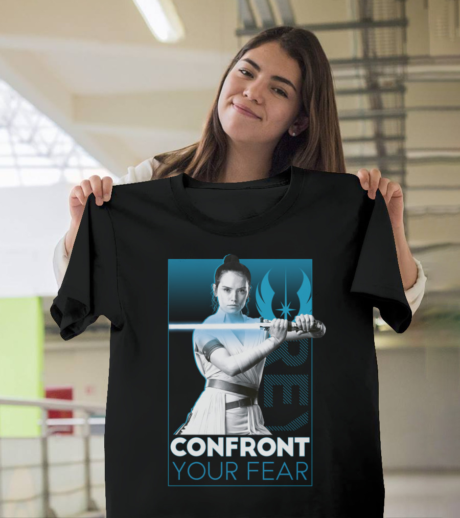 Star Wars Rey Confront Your Fear T-Shirt