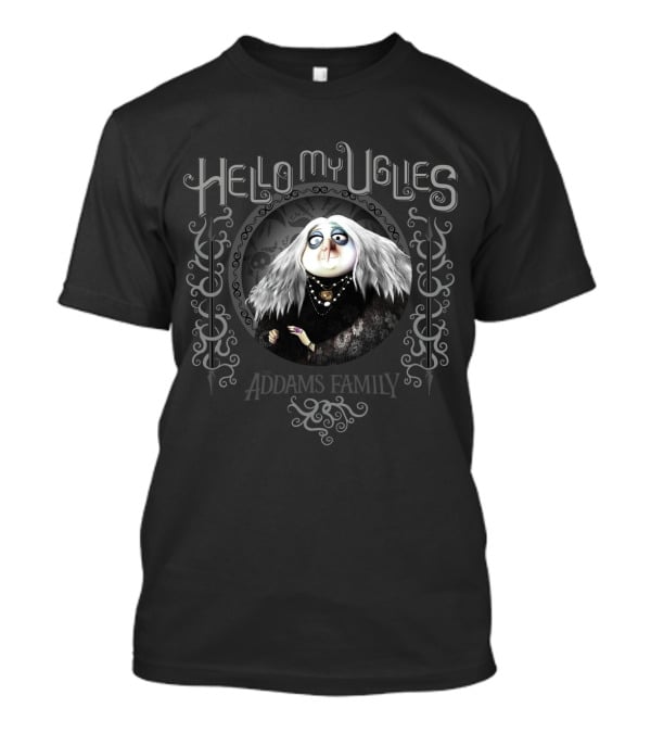Hello My Uglies Addams Family Grandma T-Shirt