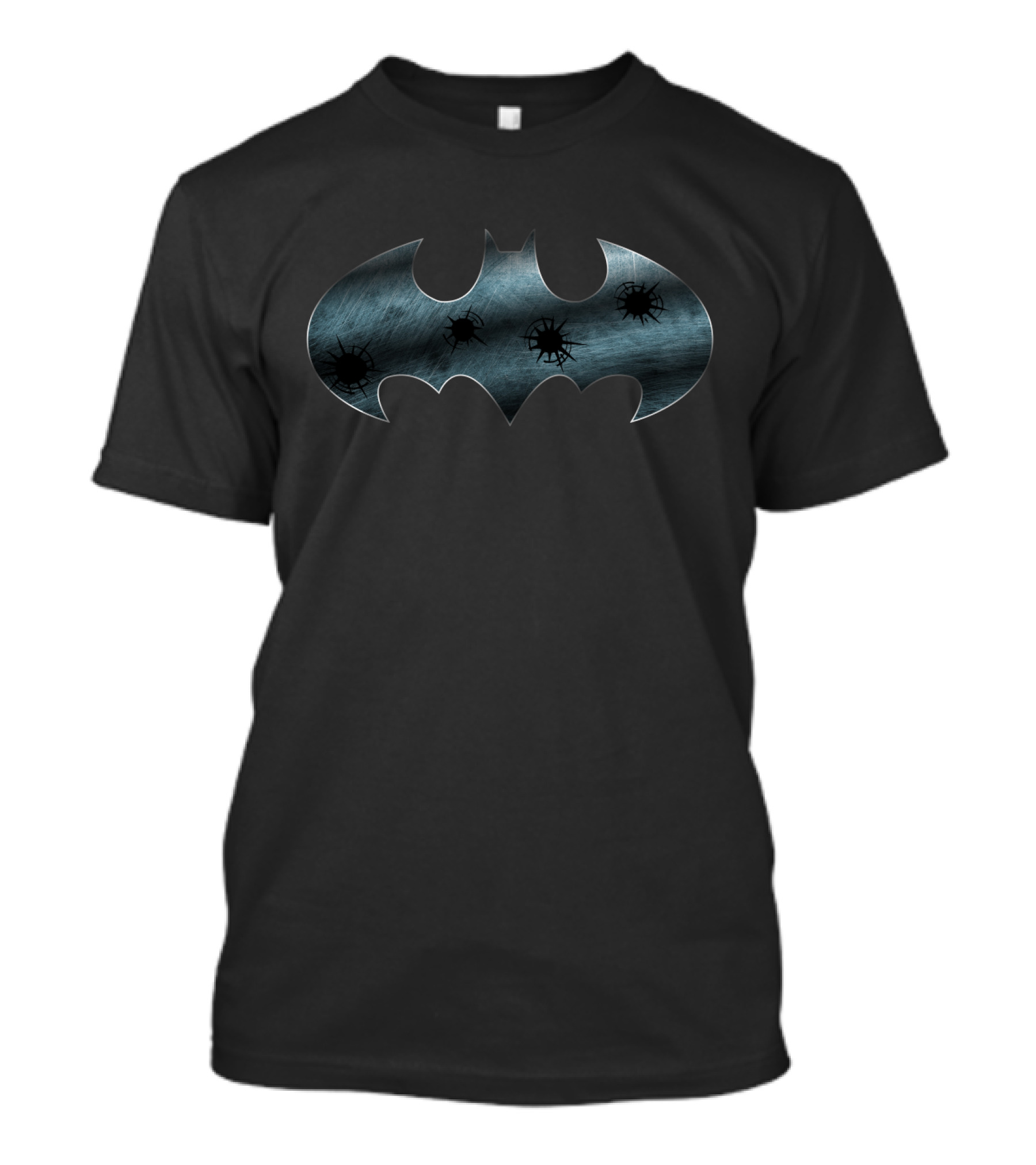 Batman Bullet Hole Emblem T-Shirt