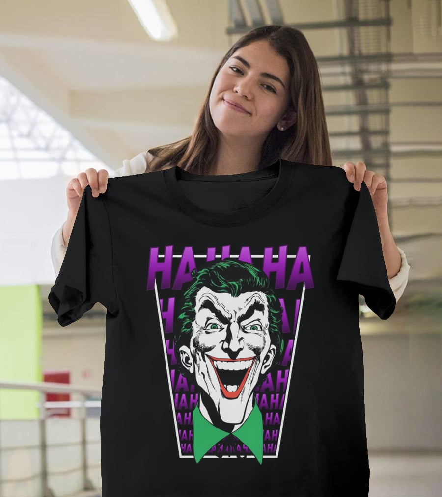 The Joker Hahaha Iconic Laugh T-Shirt