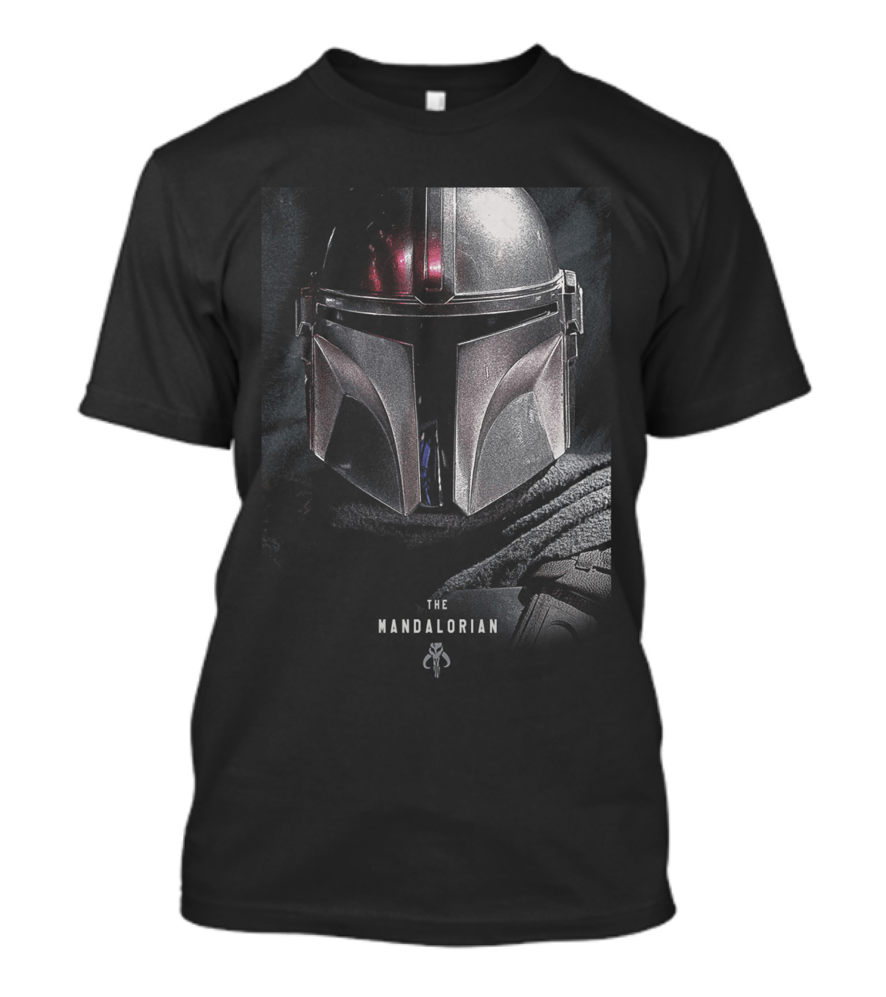 The Mandalorian Shiny Mysterious Star Wars Helmet T-Shirt