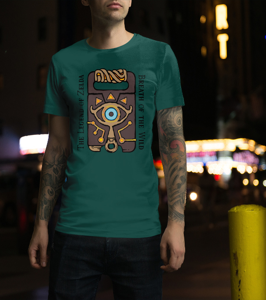 The Legend Of Zelda Breath Of The Wild Sheikah Slate Eye T-Shirt