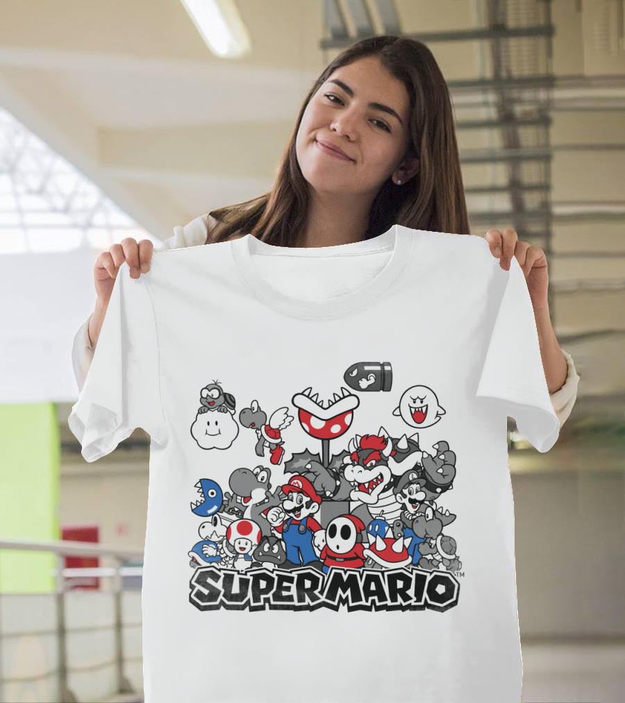 Super Mario Characters Compilation T-Shirt