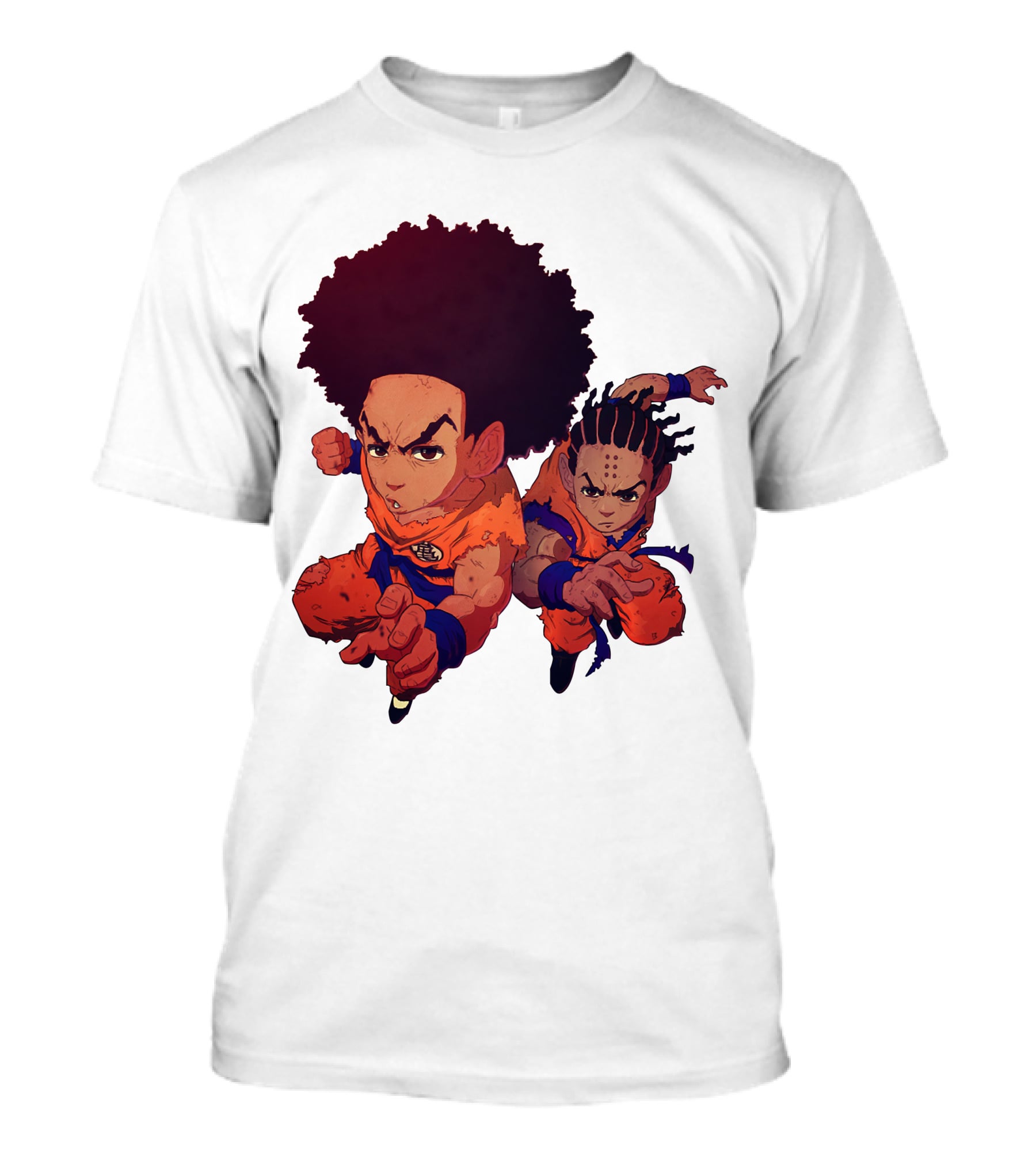 Dragonball Z Fusion Afro Style Characters T-Shirt