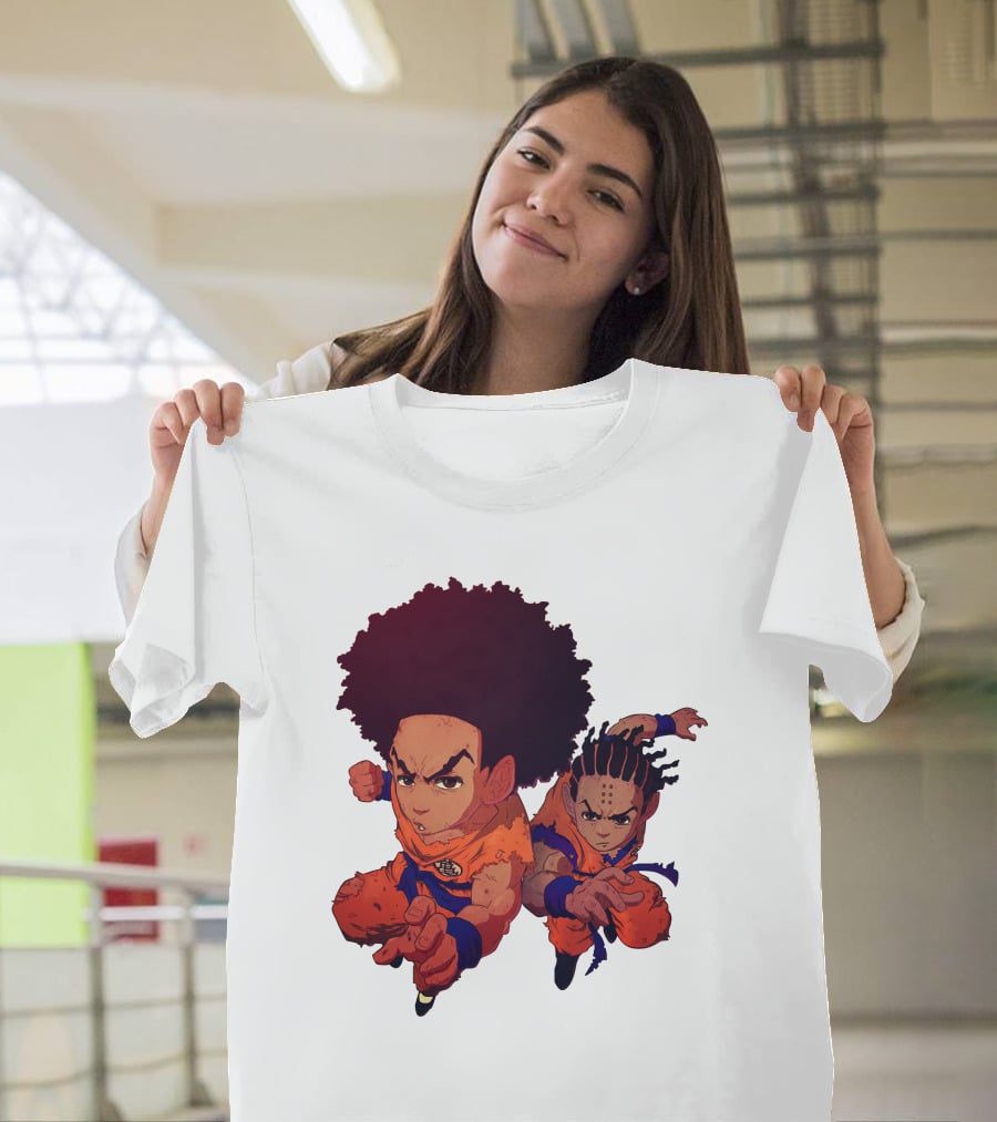 Dragonball Z Fusion Afro Style Characters T-Shirt
