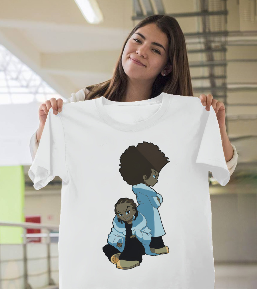 The Boondocks Huey And Riley Characters T-Shirt