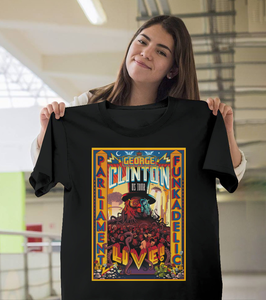 George Clinton Parliament Funkadelic US Tour Live T-Shirt