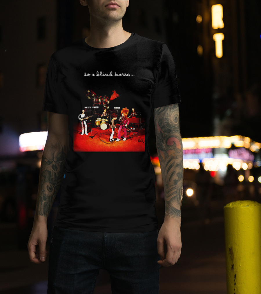 To A Blind Horse Band Performance Scene T-Shirt