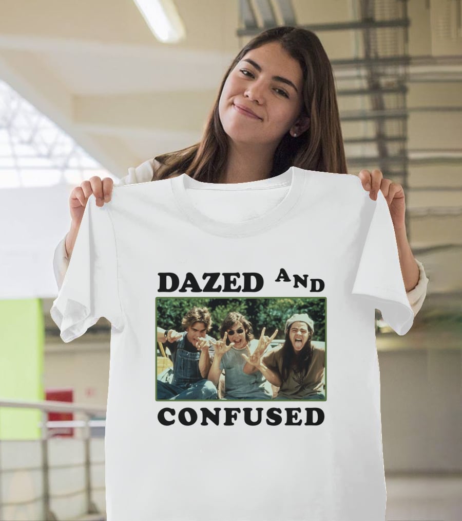 Dazed And Confused 1993 Movie Cast Rock Hands Scene T-Shirt
