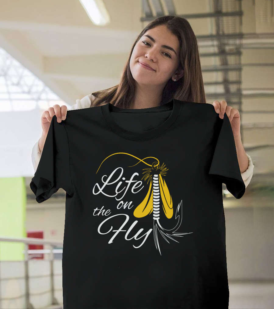 Life On The Fly Fishing Lure Adventure T-Shirt