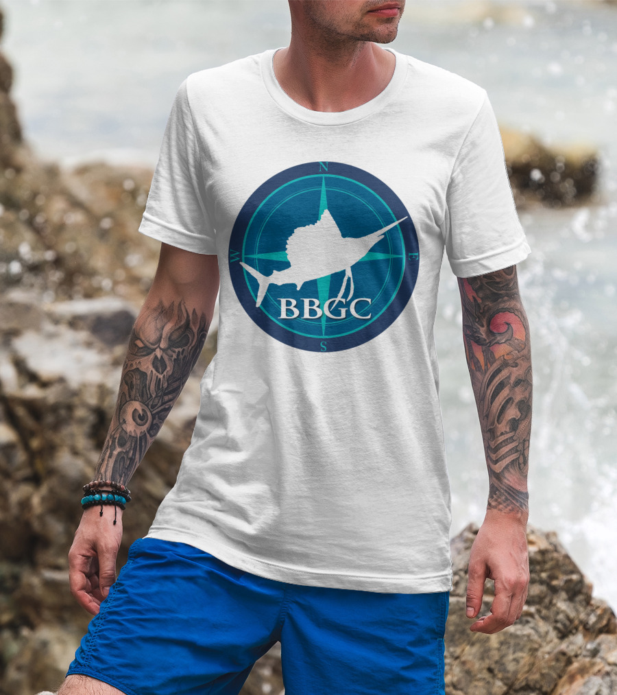 Bimini Big Game Club BBGC Sailfish Compass T-Shirt