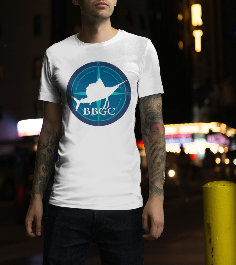 Bimini Big Game Club BBGC Sailfish Compass T-Shirt