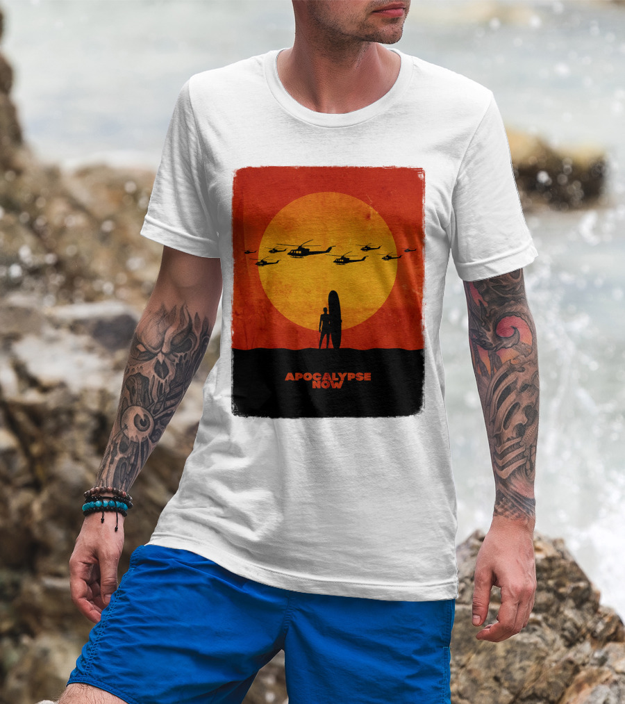 Apocalypse Now Helicopter Sunset Scene T-Shirt