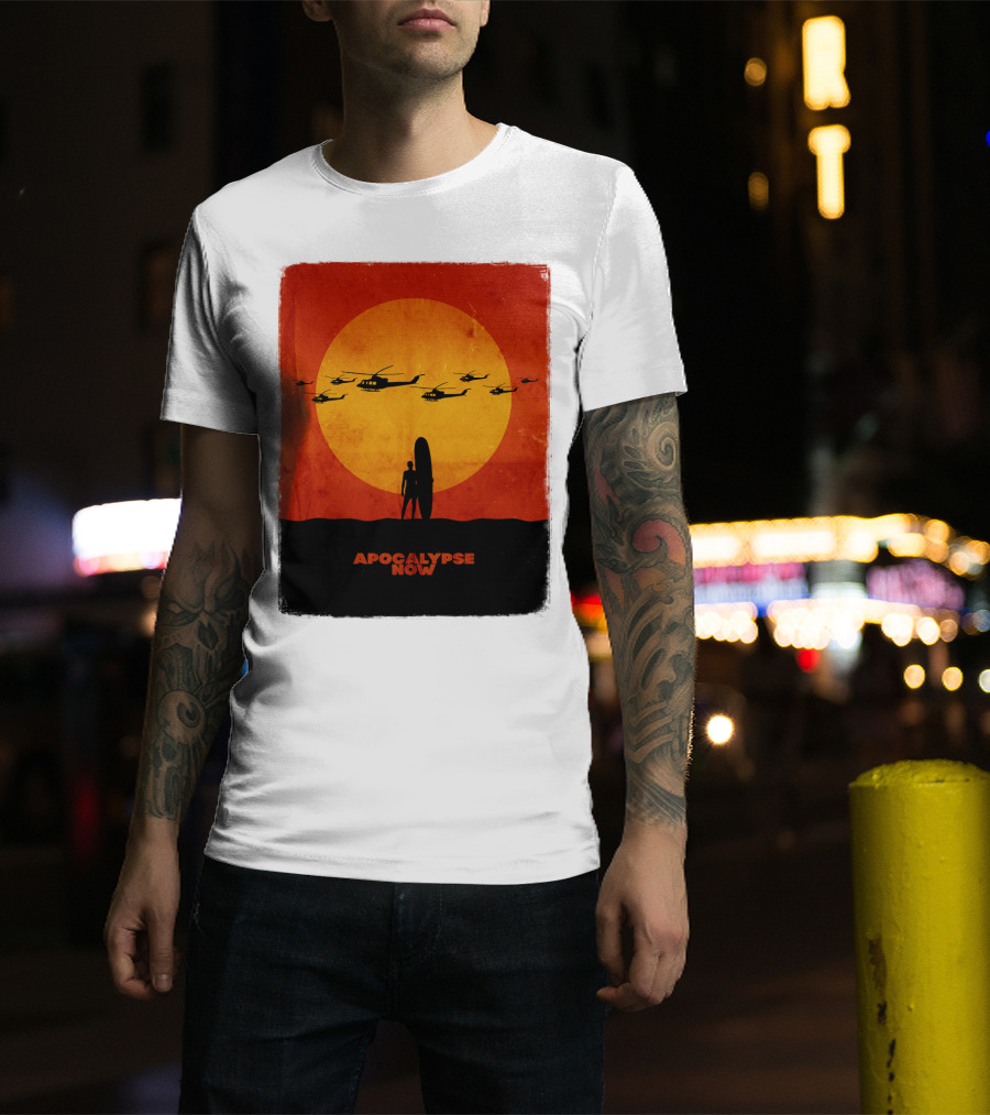 Apocalypse Now Helicopter Sunset Scene T-Shirt
