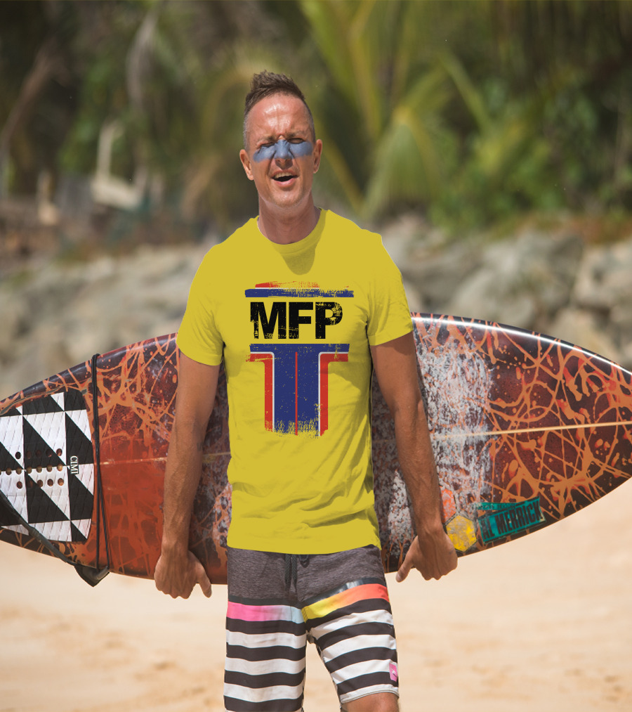 Mad Max MFP Main Force Patrol Vintage Logo Ao Vang T-Shirt