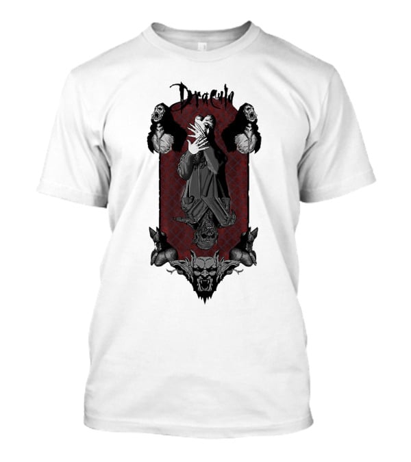 Dracula Vampire Gothic Horror Iconic Imagery T-Shirt