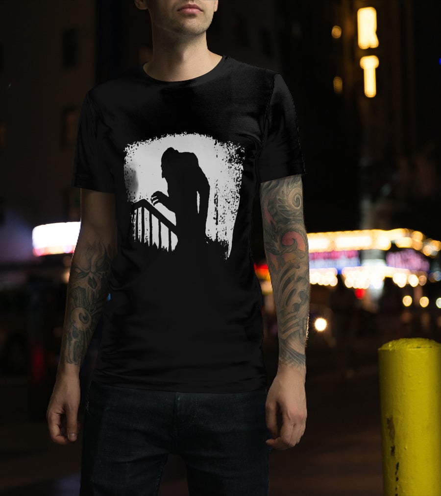 Nosferatu Vintage Horror Silhouette Icon Classic T-Shirt