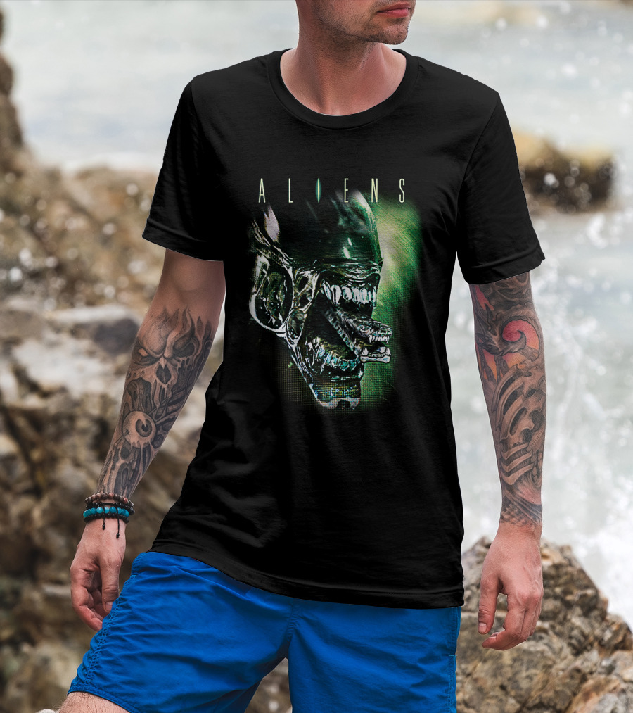 Aliens Xenomorph Head T-Shirt
