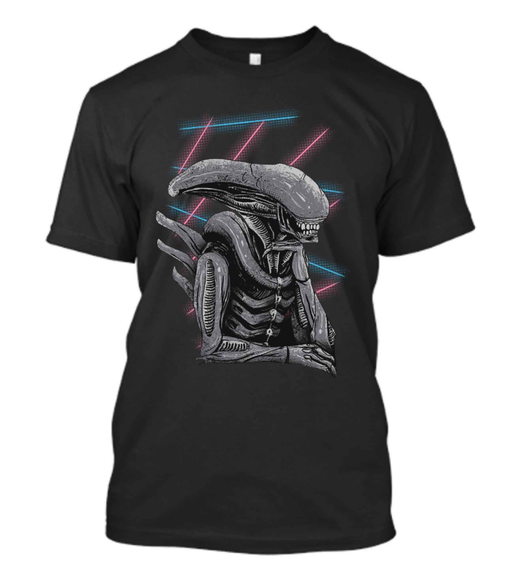 Alien Class Of '86 Retro Neon Vibes T-Shirt