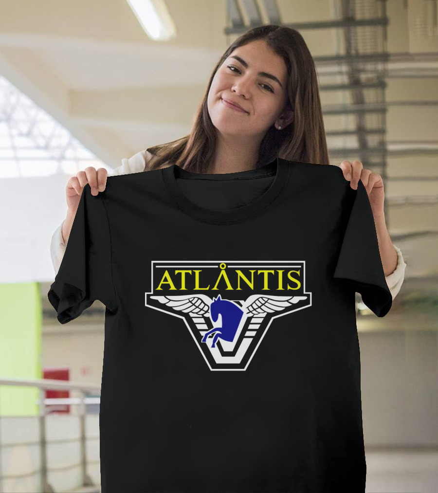 Atlantis Pegasus Emblem Winged T-Shirt