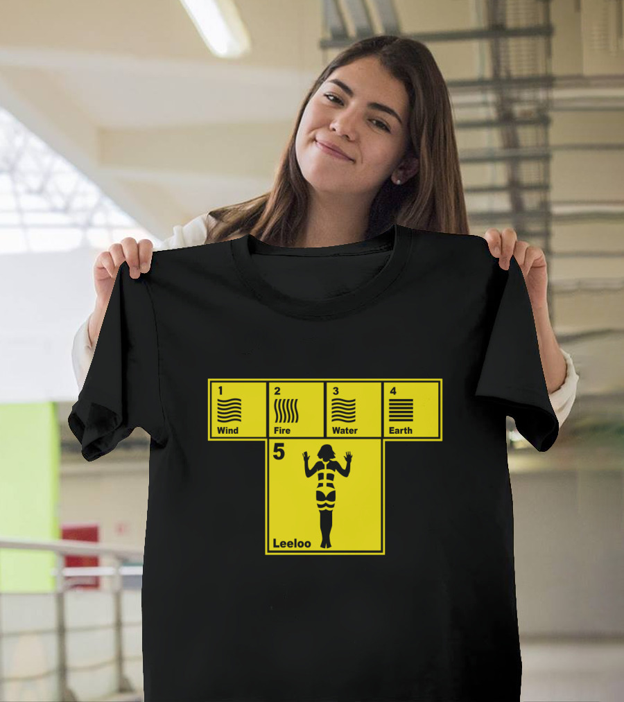 Wind Fire Water Earth Leeloo The Fifth Element T-Shirt