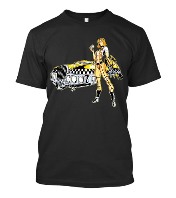 The Fifth Element Leeloo Dallas Vintage Taxi Cab T-Shirt