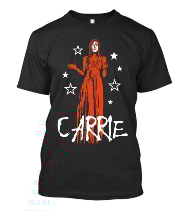 Carrie 1976 Blood-Soaked Prom With Stars T-Shirt