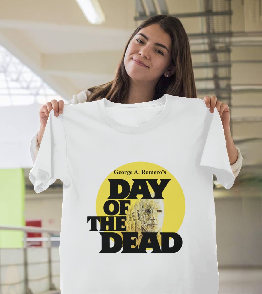 George A. Romero's Day Of The Dead Zombie Horror Movie T-Shirt