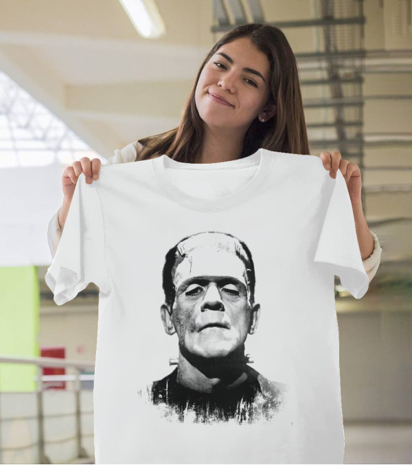 Frankenstein The Face Classic Monster T-Shirt