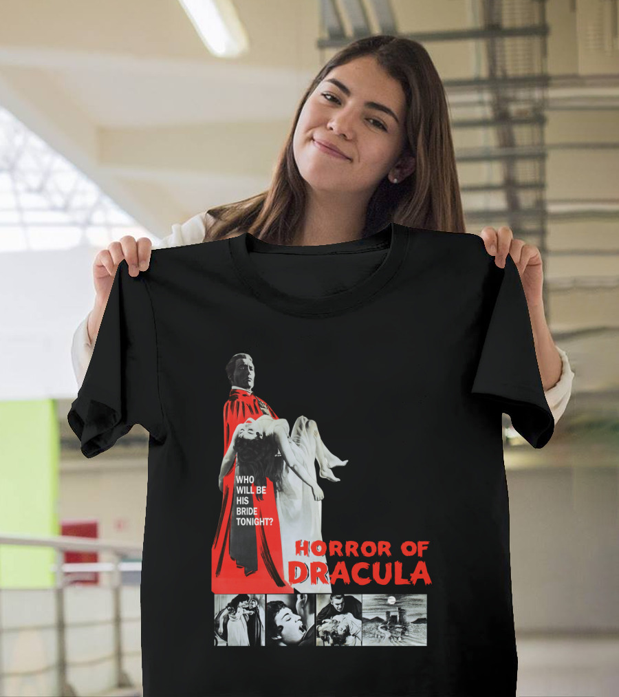 Horror of Dracula Who Will Be His Bride Tonight T-Shirt