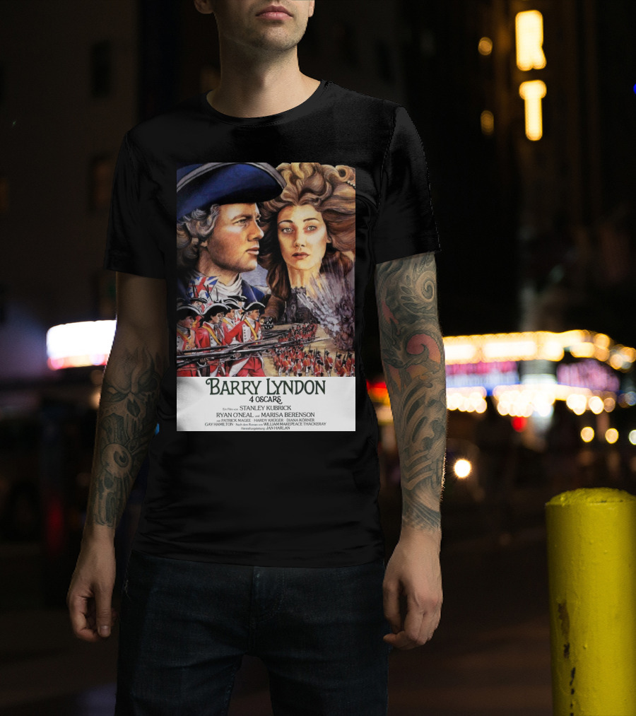 Barry Lyndon Stanley Kubrick 4 Oscars Ryan O'Neal Marisa Berenson T-Shirt