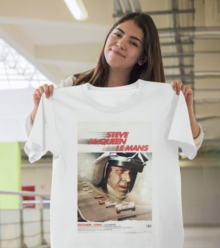 Steve McQueen Le Mans 1971 Racing Film T-Shirt