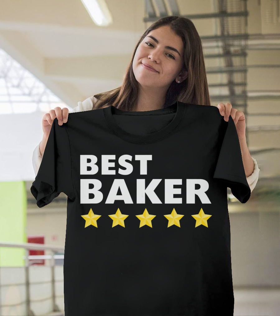 Best Baker Five Star Rating Mastery T-Shirt
