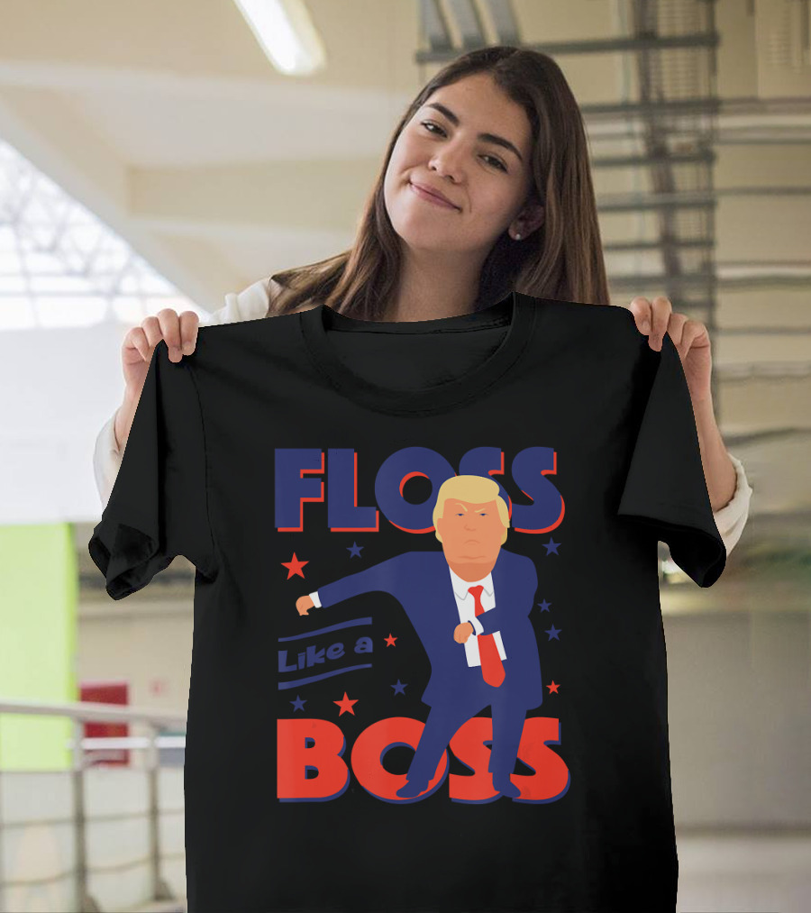 4th of July Trump Floss Like a Boss T-Shirt