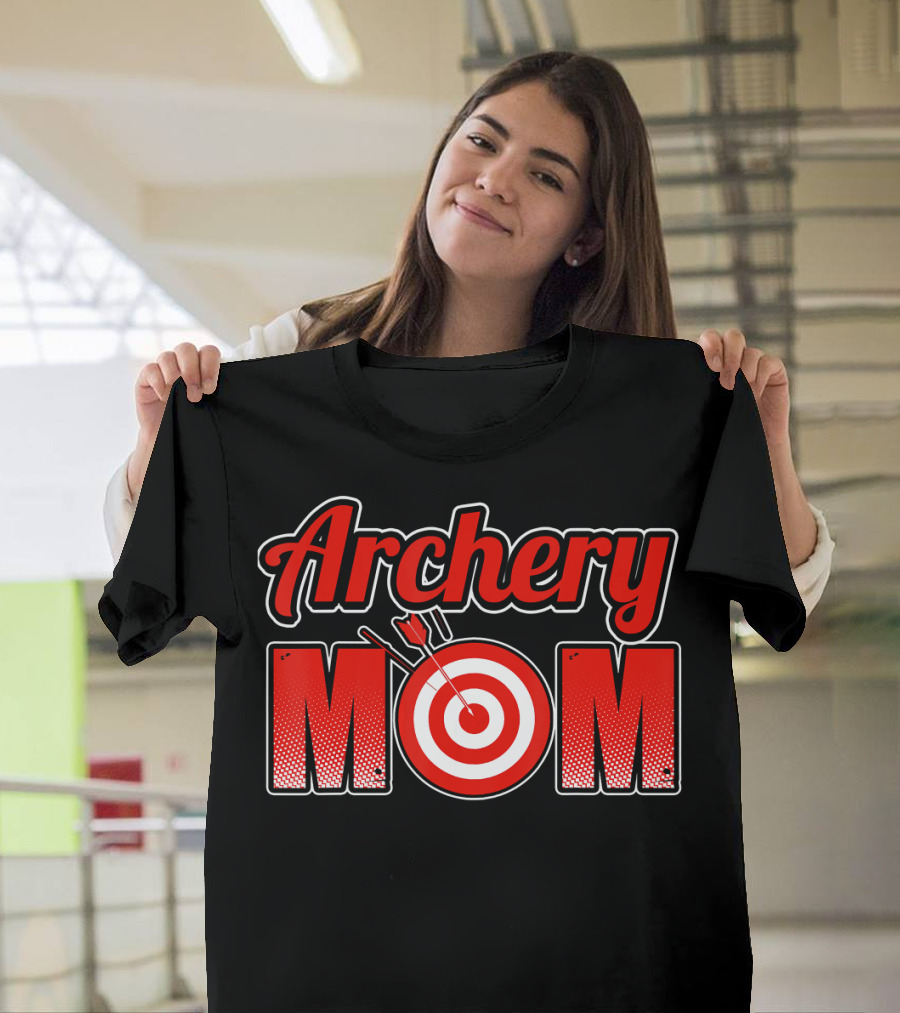 Archery Mom Target Bullseye Arrows T-Shirt