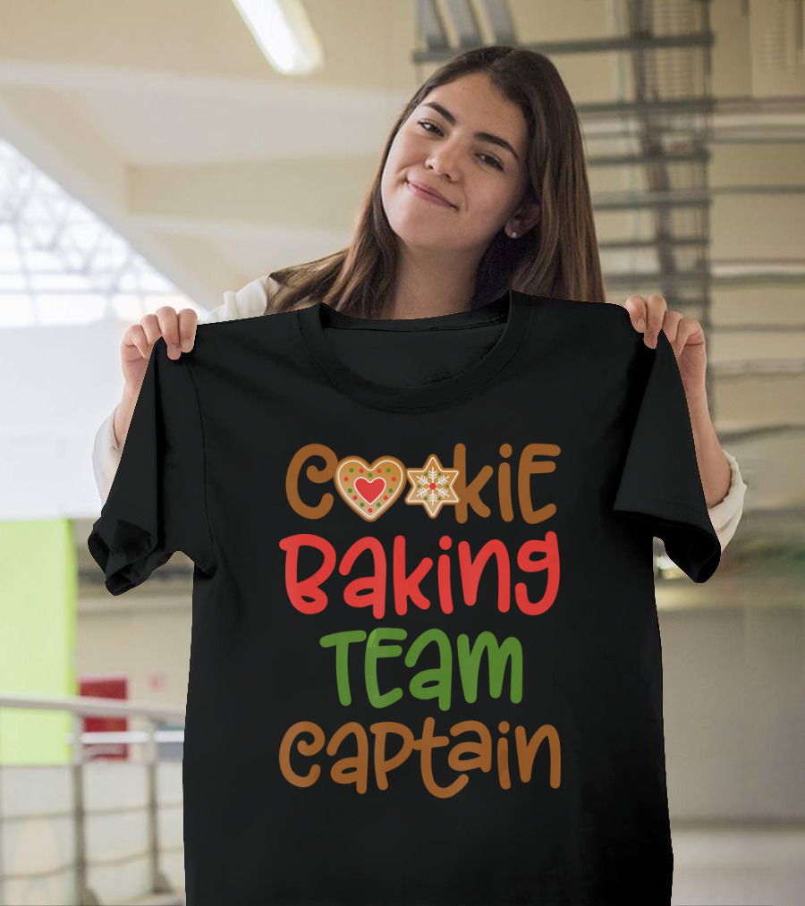 Cookie Baking Team Captain Gingerbread Holiday Charm T-Shirt
