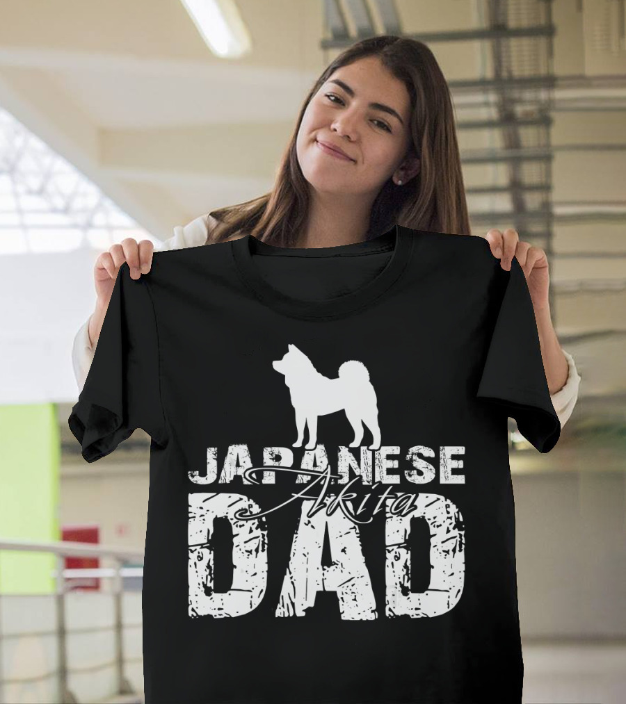 Japanese Akita Dad T-Shirt