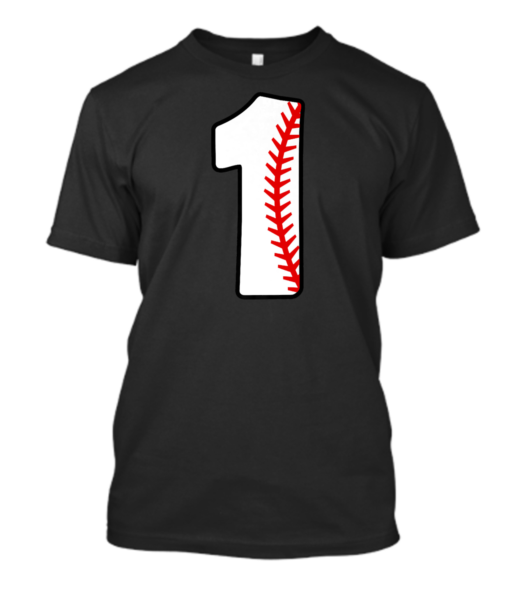 First Birthday 1st Baseball Number 1 Bo T-Shirt