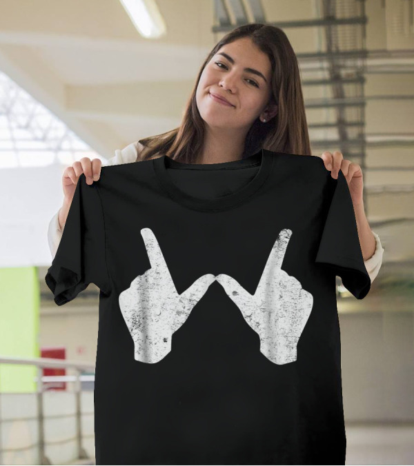 Wisconsin Youth University W Hand Gesture T-Shirt