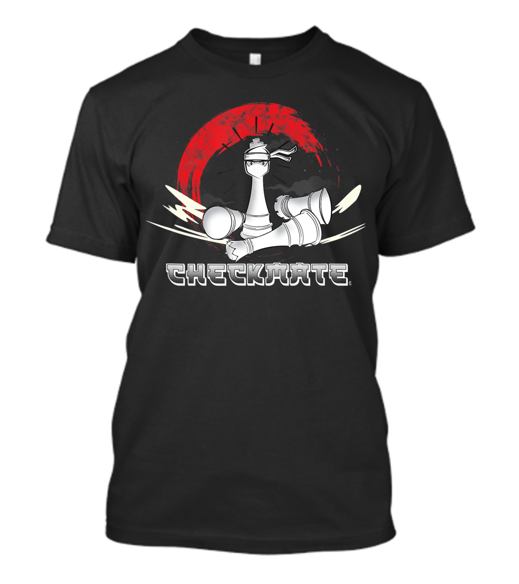 Checkmate Ninja Chess King Showdown T-Shirt