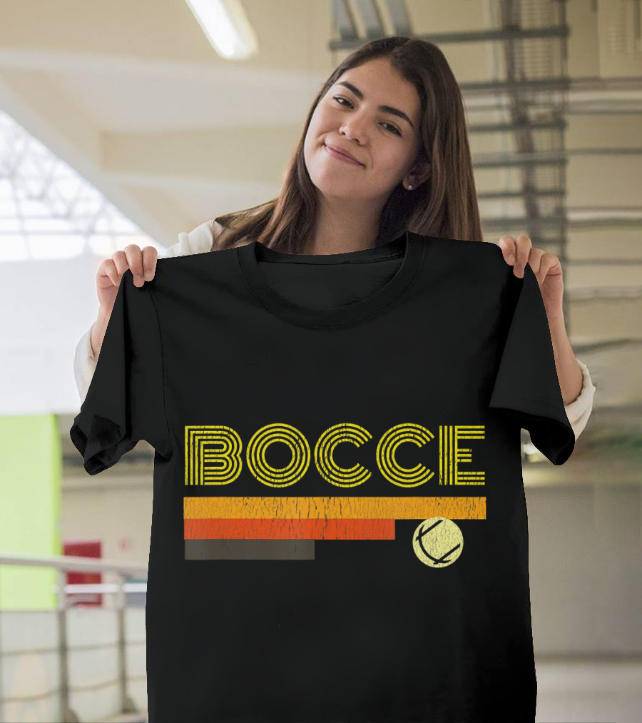 Retro Bocce 70's Men's Style Vintage Look T-Shirt